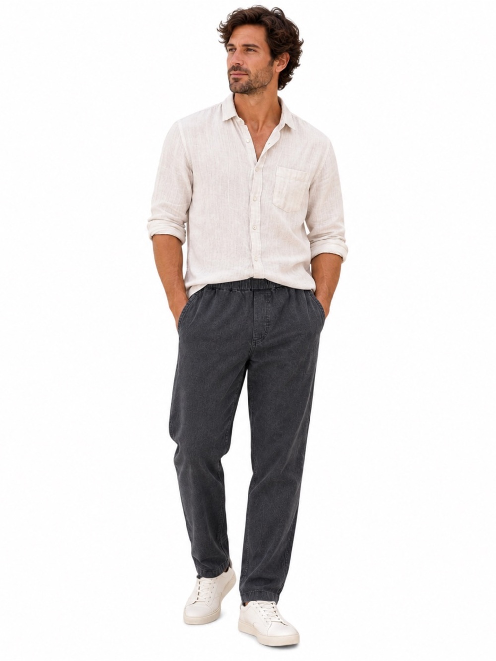 Outerknown Men's Paz Pants Charcoal Denim Sz Large
